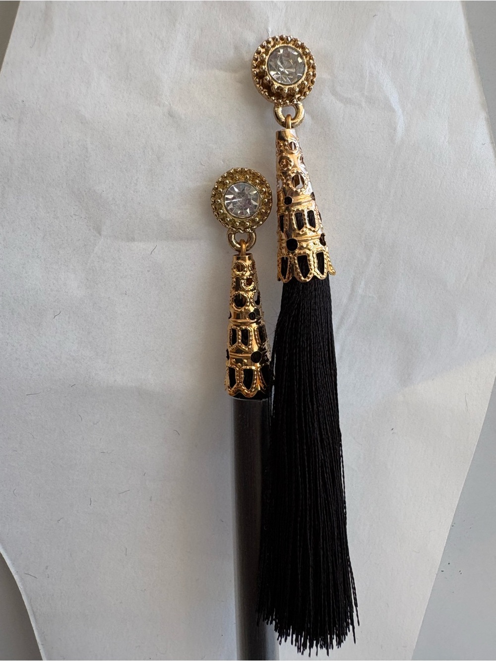 Dangle tassel earrings